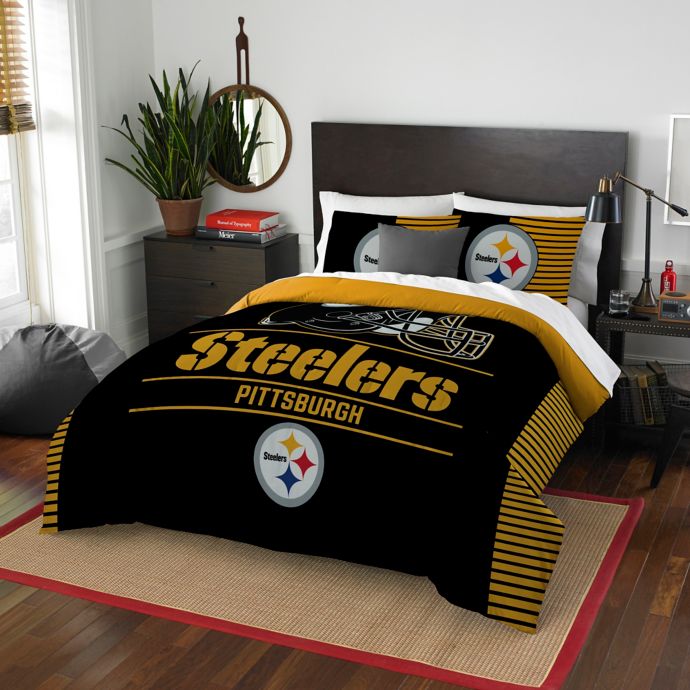 NFL Pittsburgh Steelers Draft Full/Queen Comforter Set ...