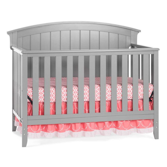 Child Craft Delaney 4 In 1 Convertible Crib In Cool Grey Bed