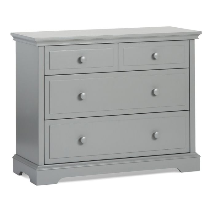 Child Craft Universal Select 3 Drawer Dresser In Cool Gray Bed