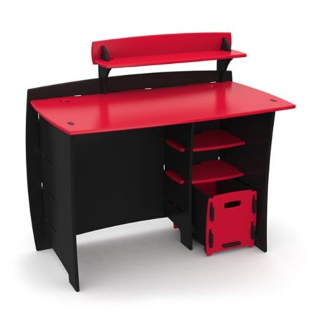 Legare Race Car Desk System In Red Black Buybuy Baby