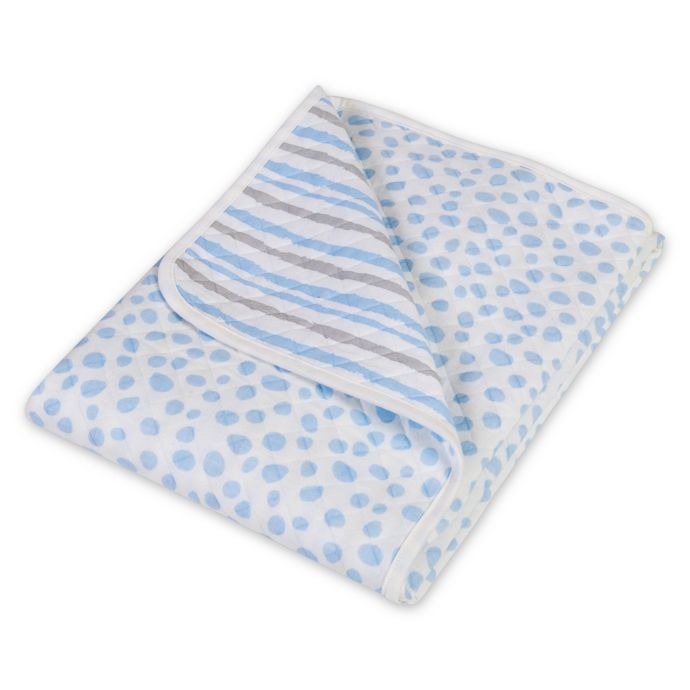 Trend Lab® Cloud Knit Blanket in Blue/Grey | buybuy BABY