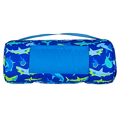 Stephen Joseph&reg; Shark Print Nap Mat in Blue. View a larger version of this product image.