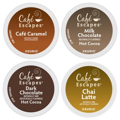 K-Cup&reg; Gourmet Single Cup Cafe Escapes Coffee for Keurig&reg; Brewers