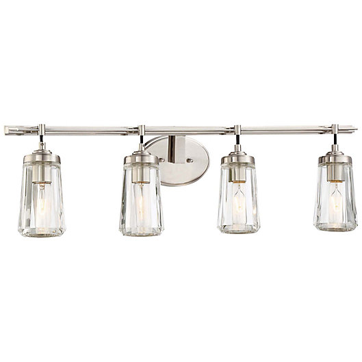 Alternate image 1 for Minka-Lavery® Poleis Wall-Mount Bath Fixture in Brushed Nickel