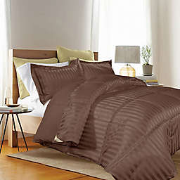 Kathy Ireland® 2-Piece Reversible Down Alternative Comforter Set in Chocolate