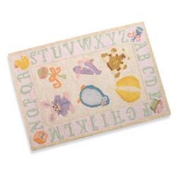 Momeni Lil Mo Storytime 2-Foot x 3-Foot Accent Rug in Soft Pink