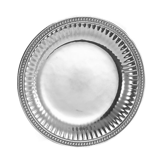 Alternate image 1 for Wilton Armetale® Flutes and Pearls 13-1/2-Inch Round Tray