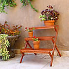 Alternate image 1 for Vifah 3-Tier Planter Stand in Natural Wood