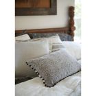 Alternate image 1 for Magnolia Home by Joanna Gaines Ruby Oblong Throw Pillow in Charcoal/Black
