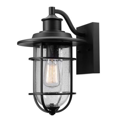 Globe Electric Company Turner Outdoor Wall Sconce In Black