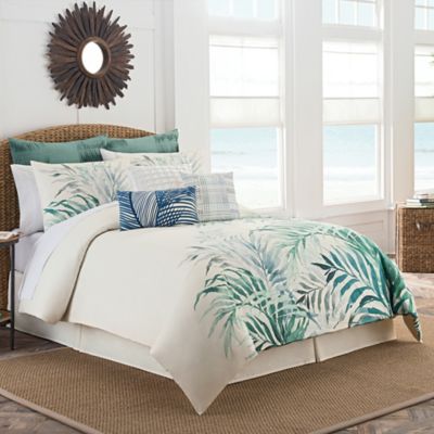 Blue Coastal Comforter Sets : BLUE CORAL Full Queen QUILT SET : SHELL ...