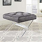 Alternate image 0 for Modway Swift Padded Bench in Grey