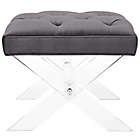 Alternate image 3 for Modway Swift Padded Bench in Grey