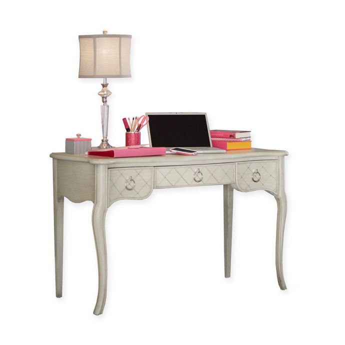 Hillsdale Kids And Teen Angela Writing Desk In Opal Grey Bed