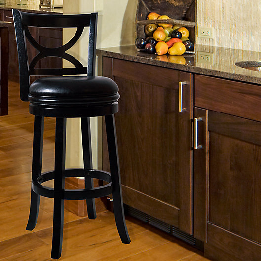 Nottingham Home Swivel Bar Stool In, Bed Bath And Beyond Kitchen Bar Stools