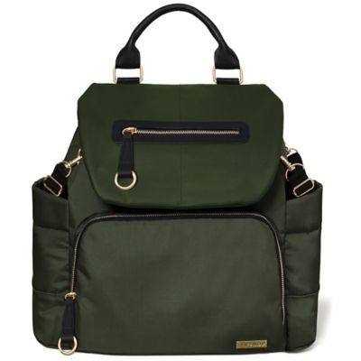 skip hop green diaper bag