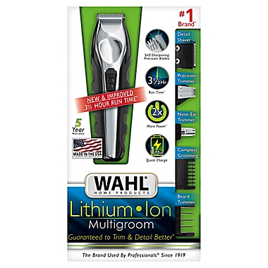 Wahl&reg; Lithium Ion All-In-One Multi-Groomer and Trimmer. View a larger version of this product image.