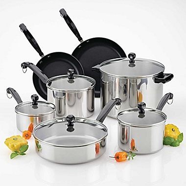 Farberware&reg; Classic Series&trade;  II Stainless Steel 12-Piece Cookware Set. View a larger version of this product image.