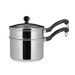 Farberware® Classic Series™ Stainless Steel 2-Quart Sauce Pan with Double Boiler Insert