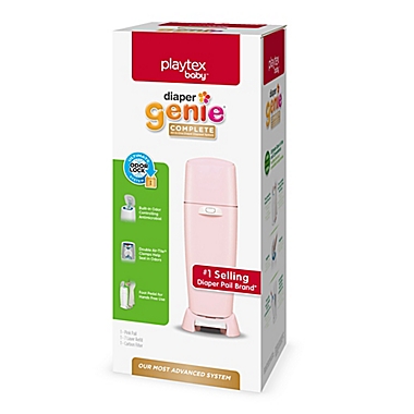 Playtex&reg; Diaper Genie&reg; Complete Diaper Pail in Pink with Refill. View a larger version of this product image.