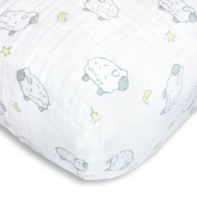 Swaddle Designs® Muslin Fitted Crib Sheet Bed Bath and Beyond Canada