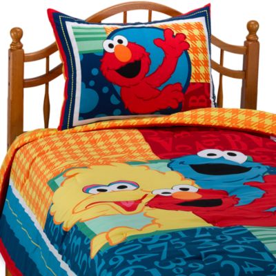 sesame street crib set