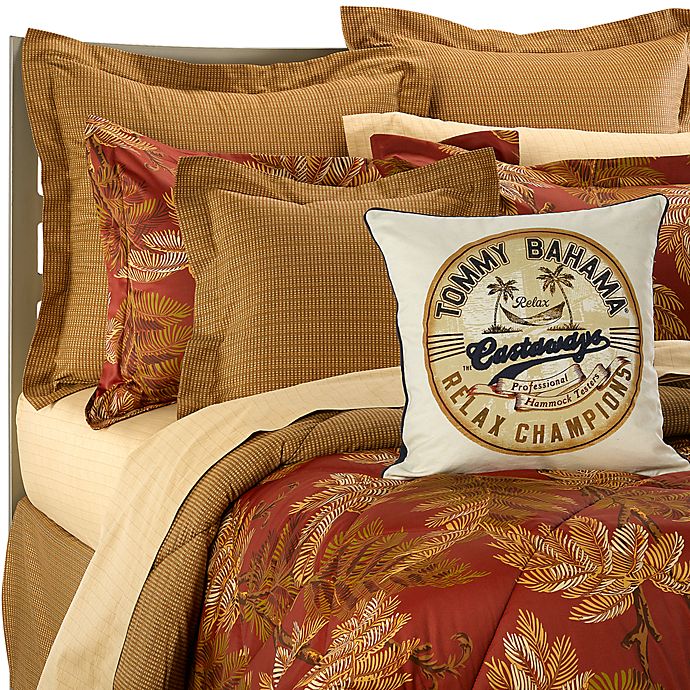 Tommy Bahama Orange Cay Comforter Set, Tommy Bahama Bedding Palm Trees