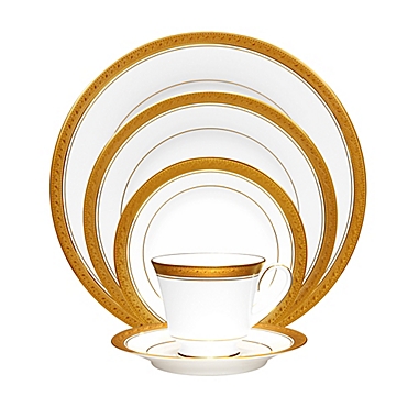 Noritake&reg; Crestwood Gold Dinnerware Collection. View a larger version of this product image.