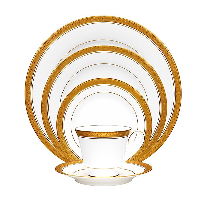 Alternate image 1 for Noritake® Crestwood Gold Dinnerware Collection