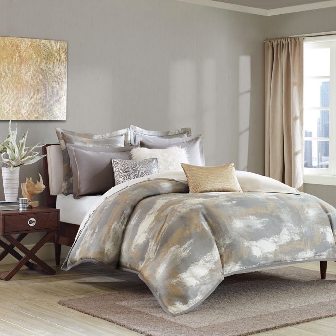Hampton Hill Graphix 8 Piece Comforter Set In Grey Bed Bath Beyond