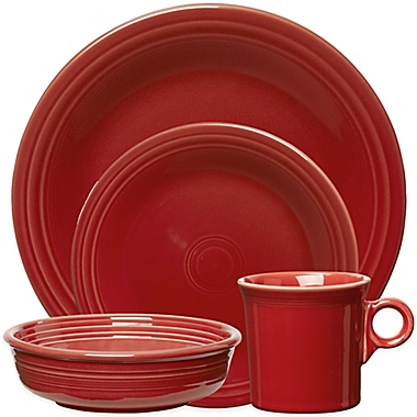 Fiesta&reg; Dinnerware Collection in Scarlet. View a larger version of this product image.