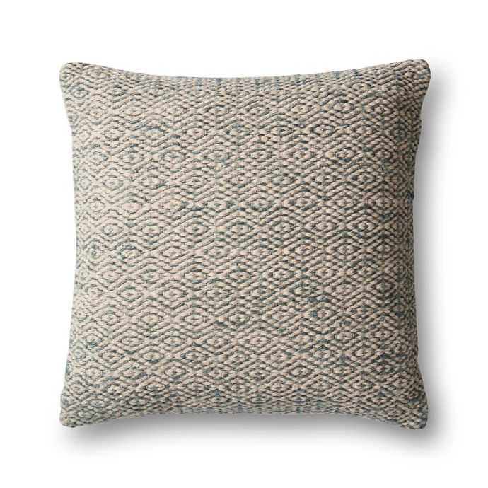 Magnolia Home By Joanna Gaines Sosa Square Throw Pillow In Grey Bed