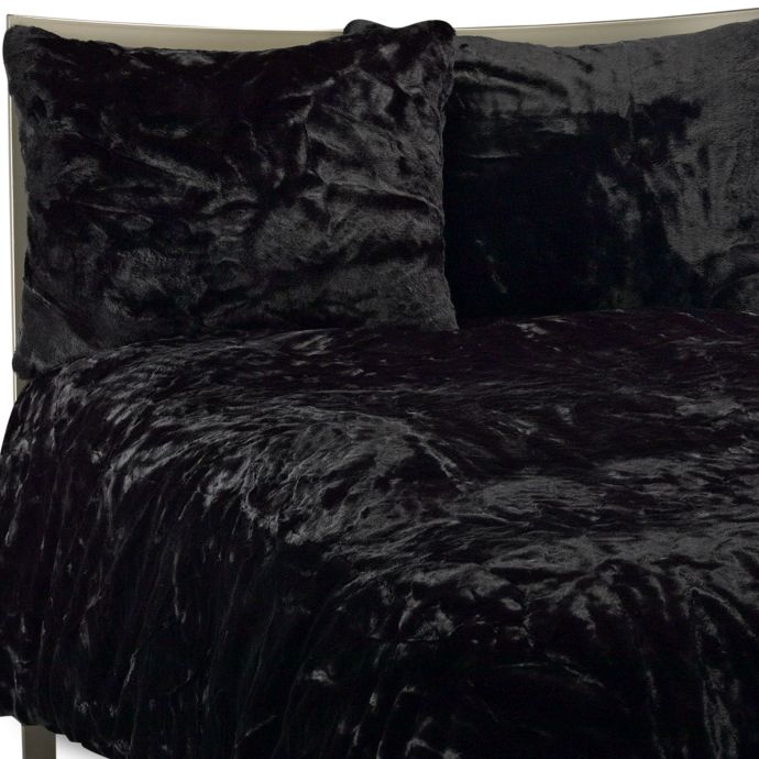 Panther Faux Fur King Duvet Cover Set Bed Bath Beyond