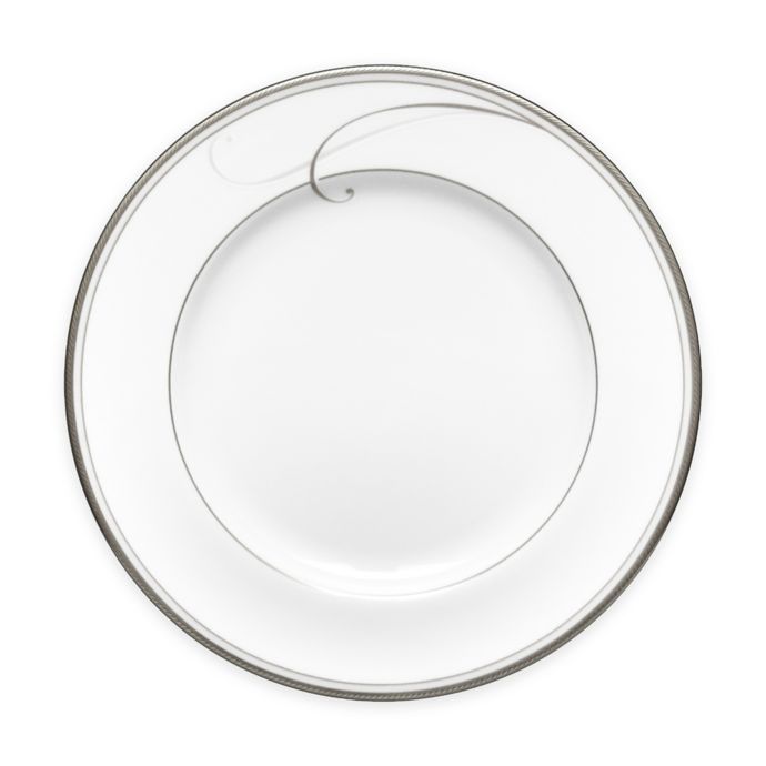 noritake platinum wave bread butter plat