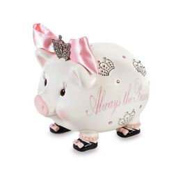 Baby Keepsakes Trinket Boxes And Piggy Banks For Kids Bed Bath - mud pie always the princess jeweled bank