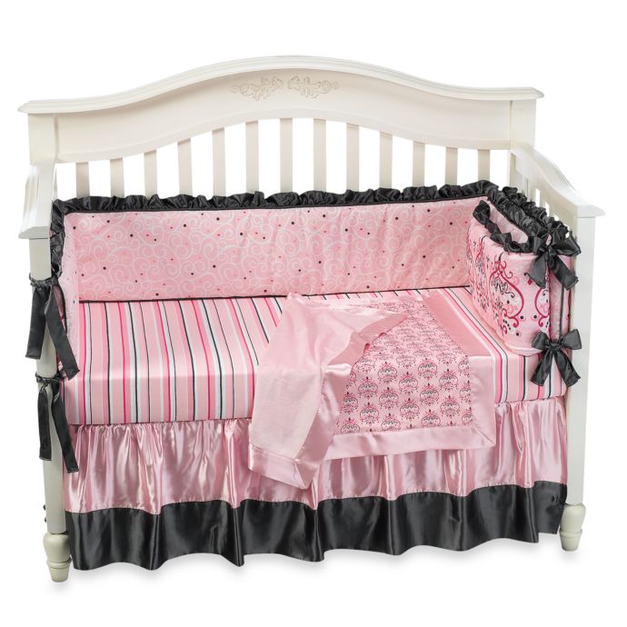 Caden Lane Luxe Collection Ashlyn 4 Piece Crib Bedding Set