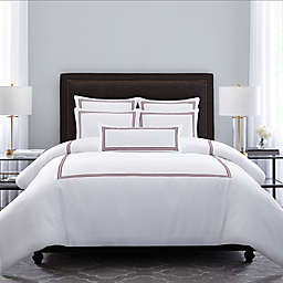 Wamsutta® Hotel Triple Baratta Stitch Full/Queen Comforter Set in Red