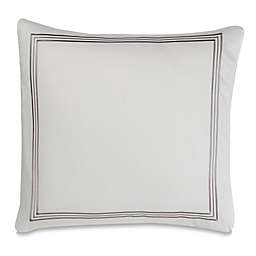 Wamsutta® Hotel Triple Baratta Stitch European Pillow Sham in Silver