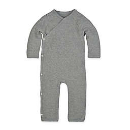 Burt's Bees Baby® Size 3M Quilted Kimono Coverall in Grey