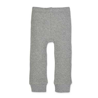 Burt's Bees Baby&reg; Size 9M Quilted Bee Pant in Grey. View a larger version of this product image.