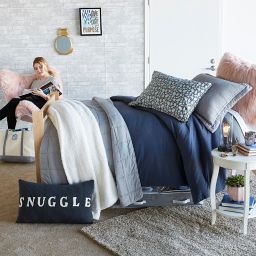 Snuggle Navy & Grey Bedroom