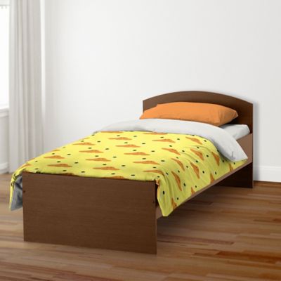 Designs Direct Duck Face Friend Twin Duvet Cover in Yellow