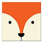 Alternate image 1 for Designs Direct Fox Face Friend 12-Inch Square Canvas Wall Art