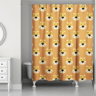 BED BATH AND BEYOND B SMITH WITH STYLE SHOWER CURTAIN WINE ORANGE AND BROWN 