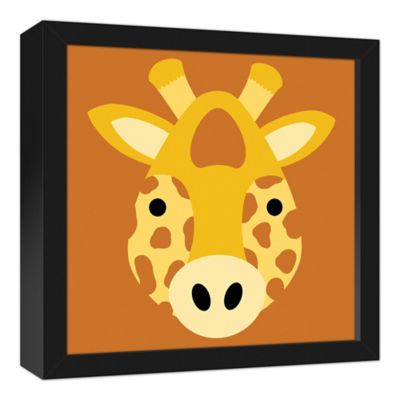 Designs Direct Framed Giraffe Face Friend Canvas Art | Bed Bath 