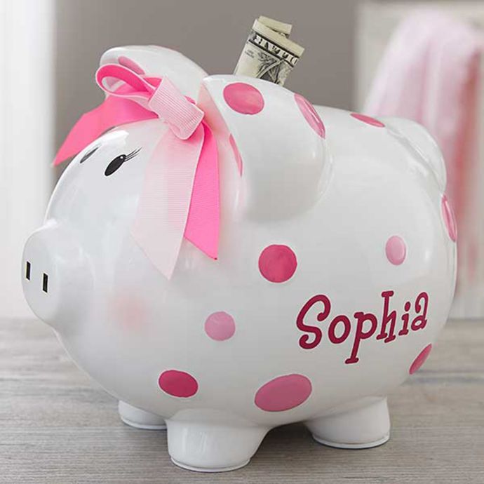 Polka Dot Piggy Bank buybuy BABY
