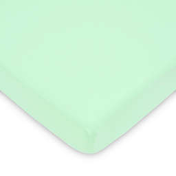 TL Care® Fitted Jersey Cotton Playard Sheet in Mint
