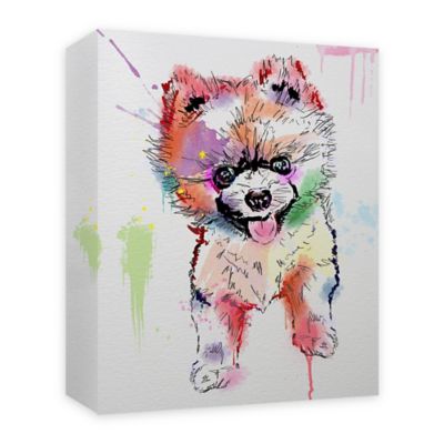 Pomie Paint 16-Inch x 20-Inch Canvas Wall Art | Bed Bath & Beyond