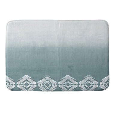 Deny Designs Dash and Ash 17&#39;&#39; x 24&#39;&#39; Morning Fog Memory Foam Bath Mat in Blue. View a larger version of this product image.
