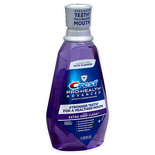Alternate image 1 for Crest® Pro-Health™ 33.8 fl. oz. Advanced Clean Mouthwash in Pure Mint